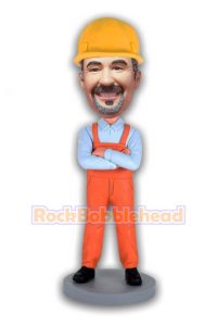 Construction Worker Custom Bobblehead